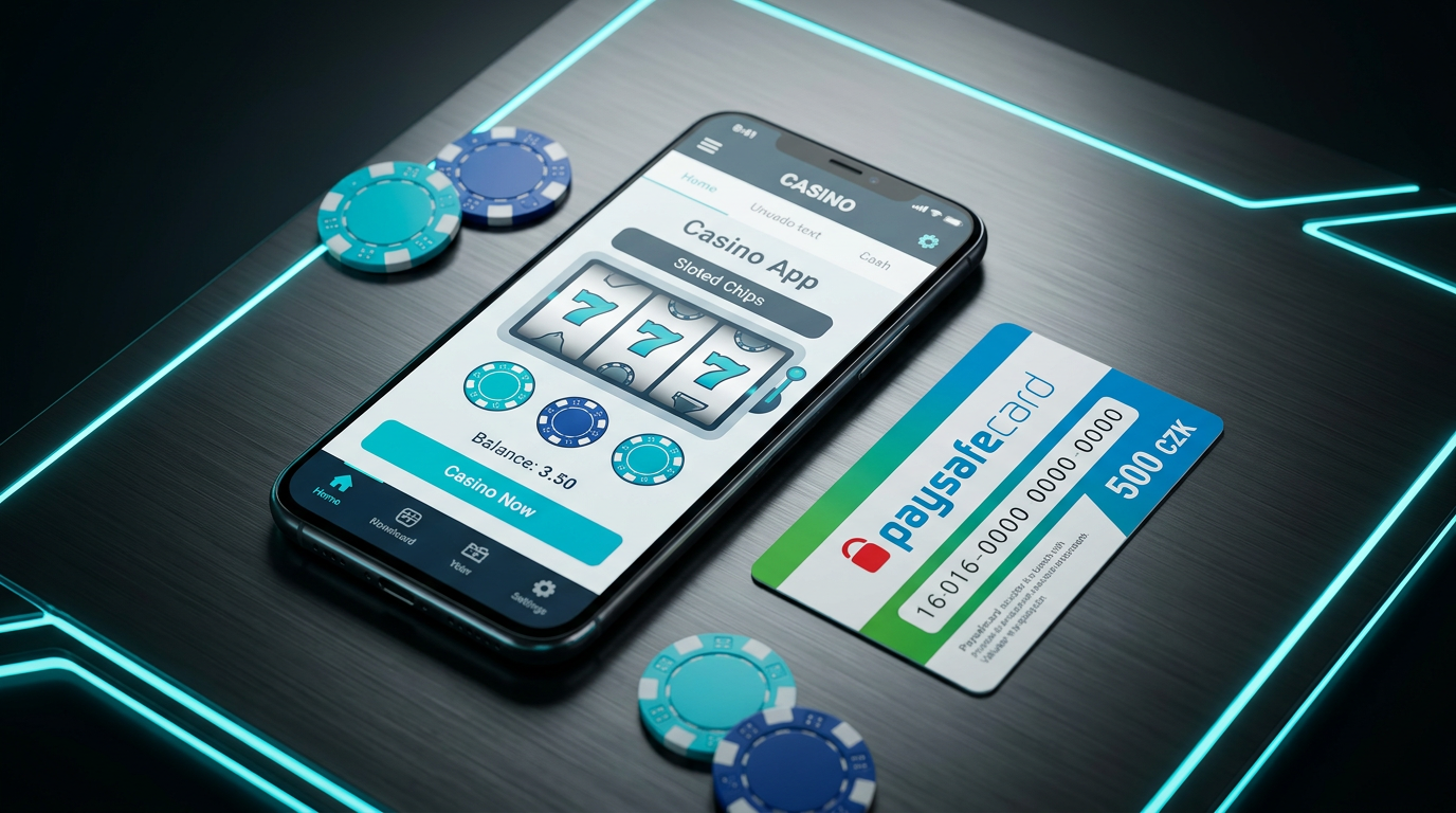 Paysafecard a smartphone s mobilní aplikací kasina